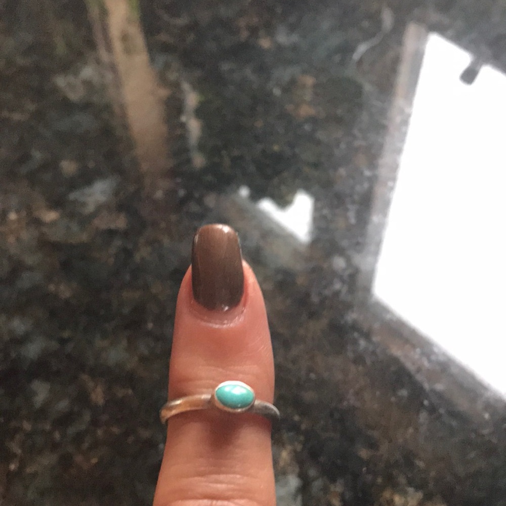 Sterling and turquoise band🌺